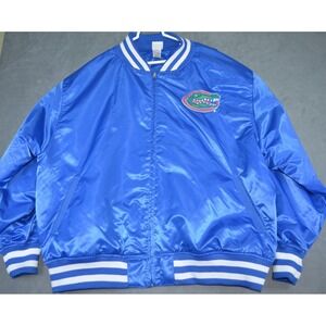 Florida Gators Satin Bomber Jacket UF Blue Knights Apparel Men's 2XL Insulated